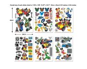 Mickey-Mouse-RR-Room-Decor-Kit-Sticker-Sheets-45613