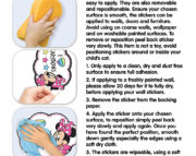 Minnie Mouse Wall Sticker Instructions 45538